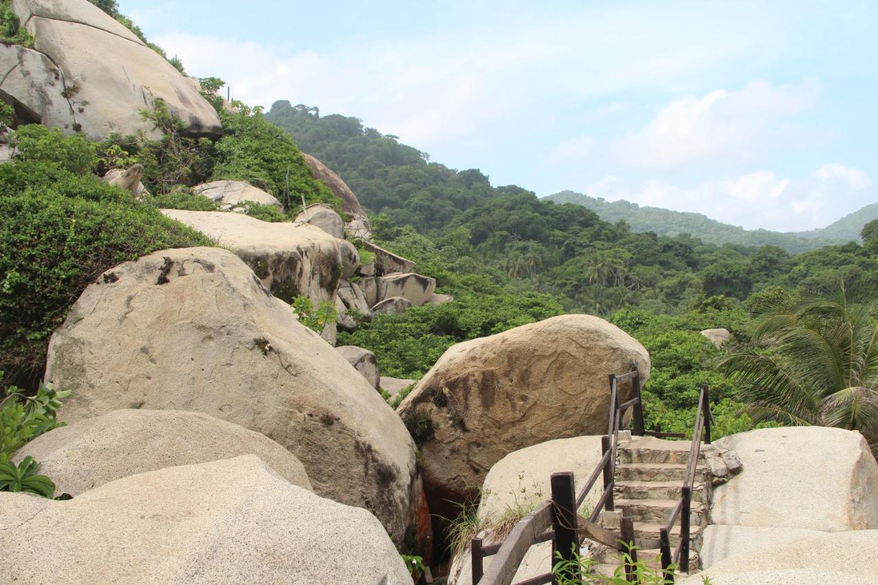 Hotel Jasayma Dentro Del Parque Tayrona Эль-Саино Экстерьер фото